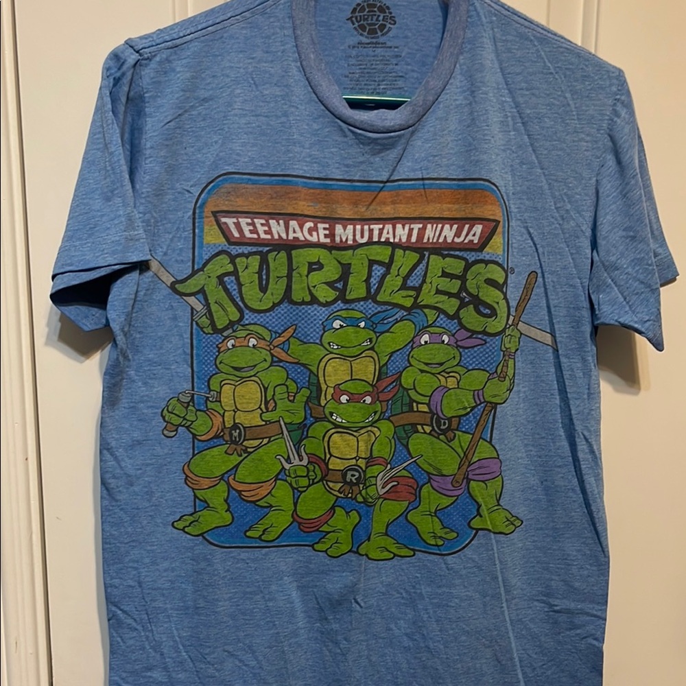 Teenage Mutant Ninja Turtles Blue Graphic T-Shirt